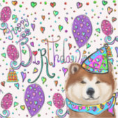 ハッピーバースデー シール (正面)