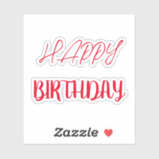 ハッピーバースデー シール