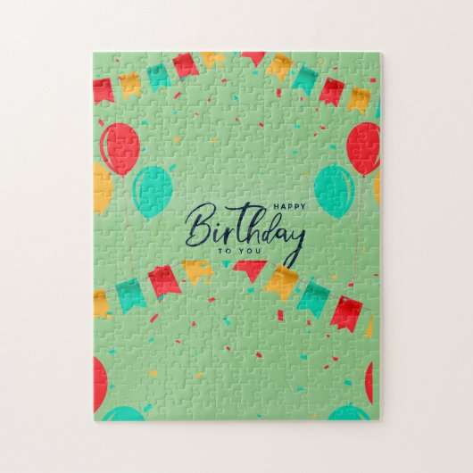 ハッピーバースデー ジグソーパズル (縦)