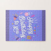 ハッピーバースデー ジグソーパズル (横)