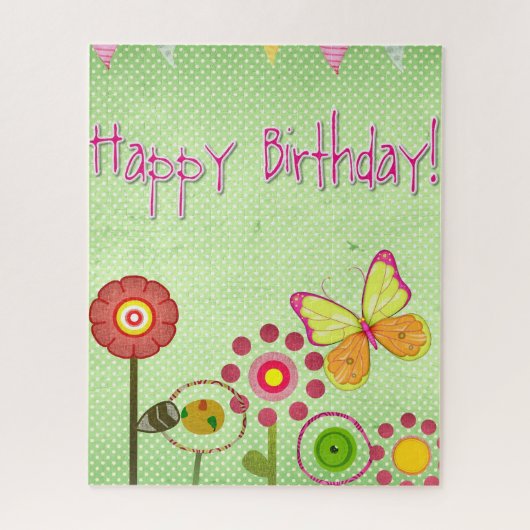 ハッピーバースデー ジグソーパズル (縦)
