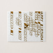 ハッピーバースデー ジグソーパズル (横)