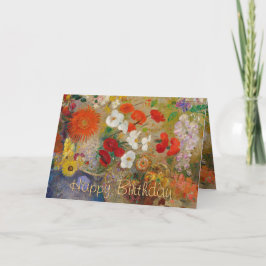 ハッピーバースデー：ジョセフィーヌCC0602フラワーカード カード