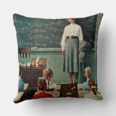 ハッピーバースデー、ジョーン恋しく思ズバイノーマン・ロックウェル クッション (裏面)