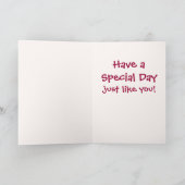 ハッピーバースデー スイートハート カード (内部)