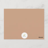 ハッピーバースデー! スイート カップケーキ ポストカード (裏面)