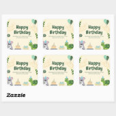 ハッピーバースデー🎂🎉 スクエアシール (シート)