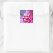 ハッピーバースデー スクエアシール (バッグ)