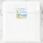 ハッピーバースデー スクエアシール (バッグ)