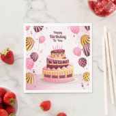 ハッピーバースデー スタンダードランチョンナプキン (インサイチュ)