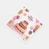 ハッピーバースデー スタンダードランチョンナプキン (角)