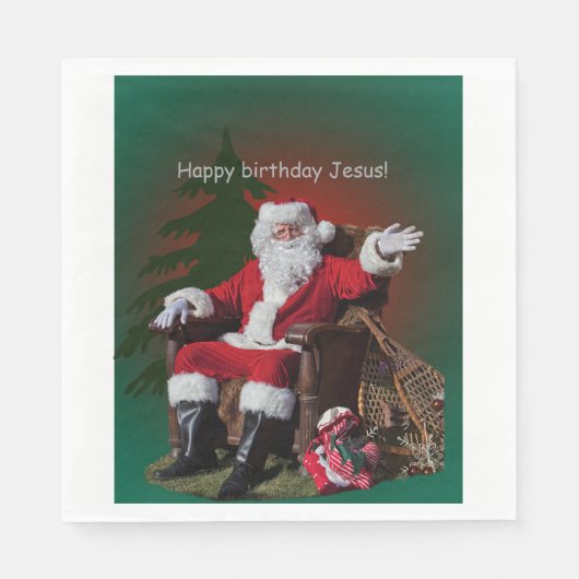 ハッピーバースデー スタンダードランチョンナプキン (正面)