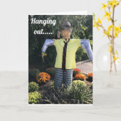 **ハッピーバースデー**スタンドアップレディ**カードへの** カード (黄色い花)