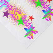 ハッピーバースデー&スター 薄葉紙 (詳細)