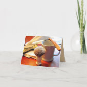 ハッピーバースデー、ストレートエッジかみそりカード カード (裏面)