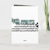 ハッピーバースデー – ストーンポーズウェスティー – パパ カード (裏面)