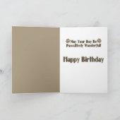 ハッピーバースデー – ストーンポーズカバリエ カード (内部)