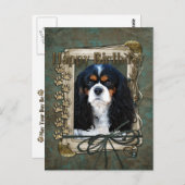 ハッピーバースデー – ストーンポーズカバリエ ポストカード (正面/裏面)