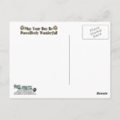 ハッピーバースデー – ストーンポーズベルネッセマウンテンドッグ ポストカード (裏面)