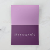 ハッピーバースデー・スヌークム！ カード (内部)