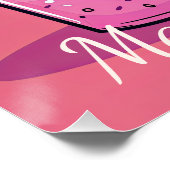 ハッピーバースデー スノークリーム アイスクリーム かわいい キュート ポスター (コーナー)