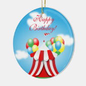 ハッピーバースデー セラミックオーナメント (左)