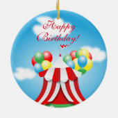 ハッピーバースデー セラミックオーナメント (裏面)