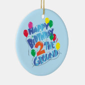 ハッピーバースデー セラミックオーナメント (右)