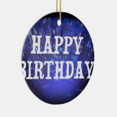ハッピーバースデー セラミックオーナメント (右)