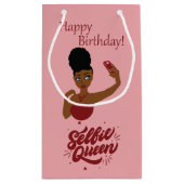 ハッピーバースデー·セルフィ·クイーン！ スモールペーパーバッグ (裏面)