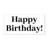 ハッピーバースデー! セルフインキングスタンプ (デザイン)