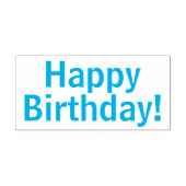 ハッピーバースデー! セルフインキングスタンプ (デザイン)