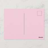 ハッピーバースデー ゼブラ ポストカード (裏面)