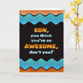 ハッピーバースデー・ソン・カ素晴らしード/ソン・カード カード (黄色い花)