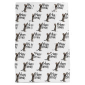 ハッピーバースデー タビー猫 ファン ミディアムペーパーバッグ (裏面)