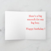 「ハッピーバースデー」、ダリング! カード (内部)