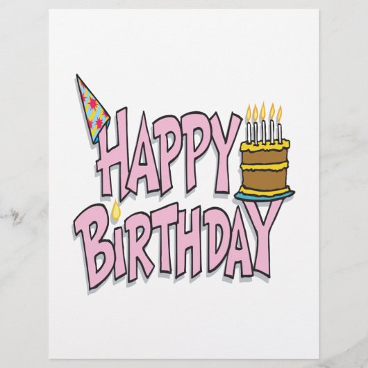 ハッピーバースデー チラシ (正面)