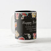 ハッピーバースデー ツートーンマグカップ (正面左)