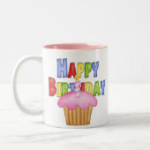 ハッピーバースデー ツートーンマグカップ (左)