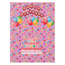 ハッピーバースデー テーブルクロス