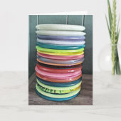 ハッピーバースデー |ディスクゴルフのユーモア カード (正面)