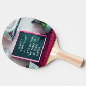 ハッピーバースデー!トラおもしろいブル 卓球ラケット (横)