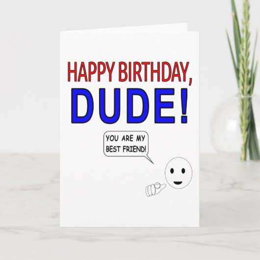 ハッピーバースデー、ドゥード カード (正面)