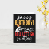 ハッピーバースデー!ナウレッツゴー狩りダック誕生日 カード (黄色い花)