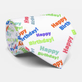 ハッピーバースデー ネクタイ (ロール)