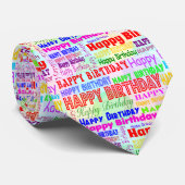 ハッピーバースデー ネクタイ (ロール)