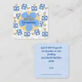 ハッピーバースデー ノートカード (正面/裏面)