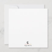 ハッピーバースデー ノートカード (裏面)