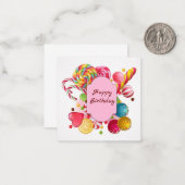 ハッピーバースデー ノートカード (正面/裏面インサイチュ)