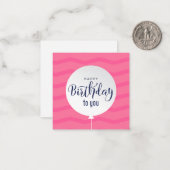 ハッピーバースデー ノートカード (正面/裏面インサイチュ)